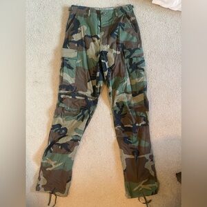VINTAGE Army Pants. Size UNISEX Small, X-long